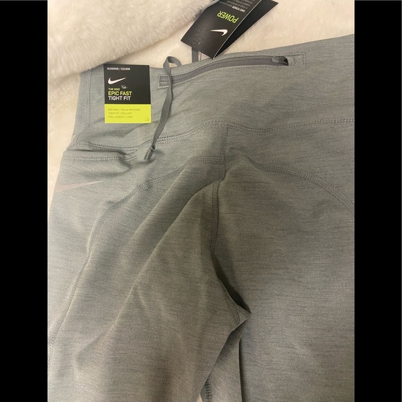 NWT!Nike Epic fast Mid-Rise Running Leggings - Picture 6 of 14